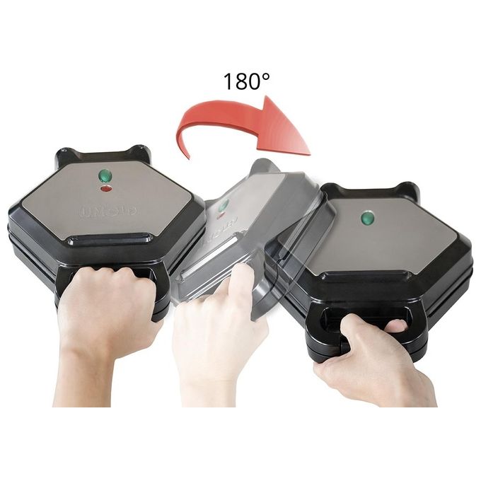 Unold Bobby Macchina per Waffle a Bolle 700W Nero-Argento