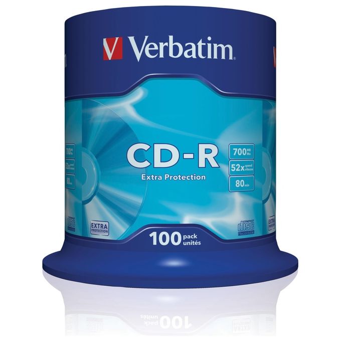 Verbatim Campana 100 Cdr Datalife 80min.52 )