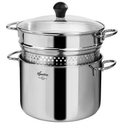 Lagostina Pastaiola Pentola Acciaio Inossidabile 22cm 5Lt