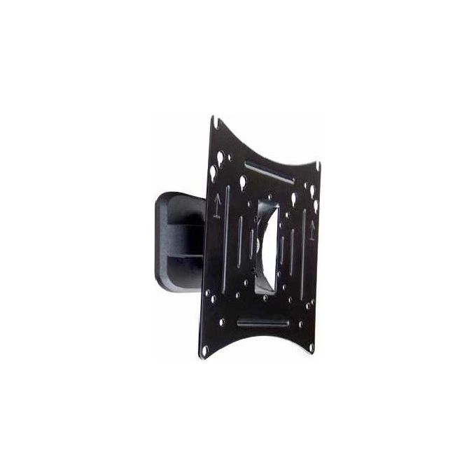 OMB 06070 Staffa a muro per TV 1 snodo VESA 50x50 200x200 Inclinabile e Rotabile 20 Kg colore Nero