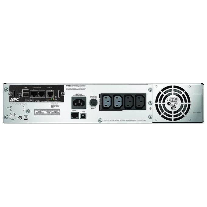APC SMT1500RMI2UNC Smart-UPS Gruppo di Continuita' UPS Line Interactive 1500VA 1000W 4 prese AC Rack 2U LCD colore Nero