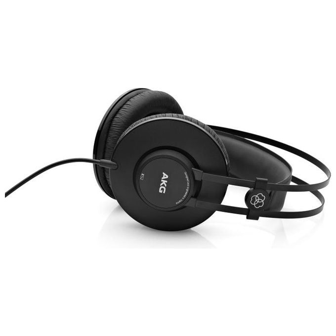 AKG K52 Cuffie a Padiglione Chiuse Over Ear Studio Cablate 32 Ohm 110 dB colore Nero