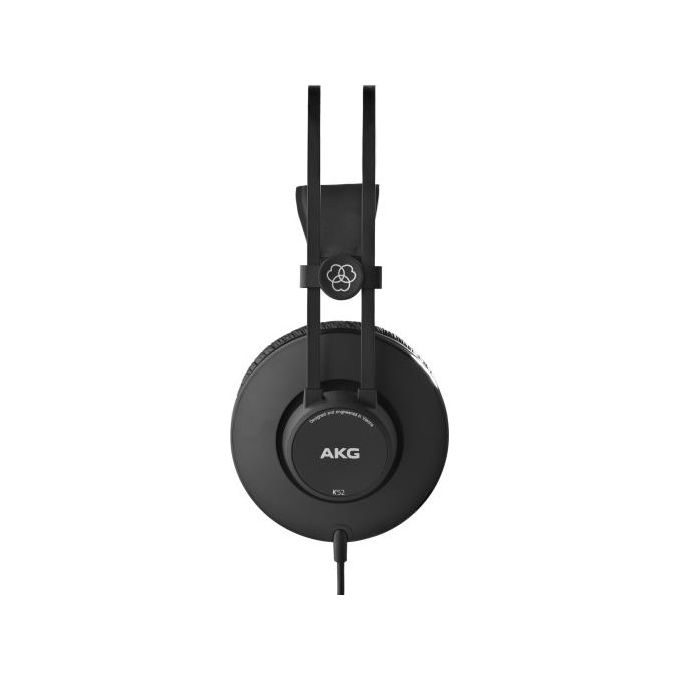 AKG K52 Cuffie a Padiglione Chiuse Over Ear Studio Cablate 32 Ohm 110 dB colore Nero