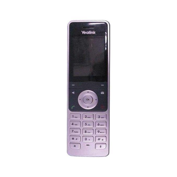 Yealink SIP-W56H Ricevitore Telefonico Dect Identificatore di Chiamata Nero-Argento