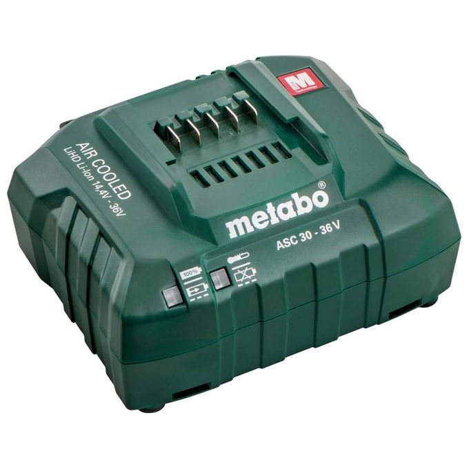 Metabo 627044000 ASC 55 Caricabatterie Universale Rapido 12-36 V Li-Ion LiHD AIR COOLED 3.0 A