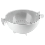 Guzzini 29250033 Set Scolatutto Con Contenitore SpinandDrain Grigio