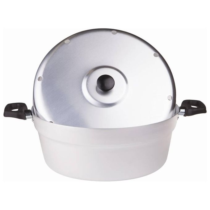 Agnelli Fornetto alluminio Nonna Aurelia per dolci con coperchio e piastra in ferro Cm 26