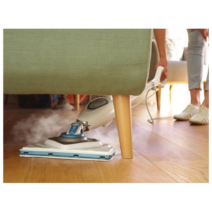 Black+Decker FSM1616 Steam-Mop Lavapavimenti a Vapore Potenza 1600 W Autonomia 14 minuti