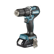 Makita DHP487RAJ Trapano Avvitatore a Percussione 18 V con Motore Brushless 2 Batterie 2,0 Ah e Valigetta MAKPAC colore Petrolio