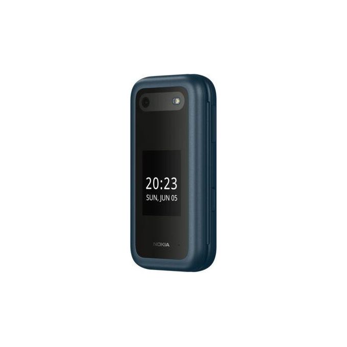 Nokia 1GF011OPG1A02 2660 Flip Telefono Cellulare 4G Dual Sim Display 2.8'' Tasto SOS Radio FM Bluetooth colore Blu