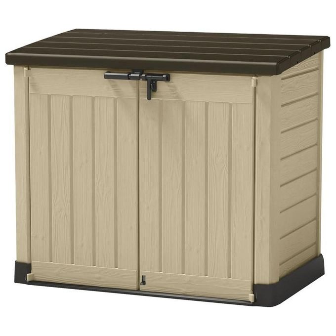 Keter Box Portattrezzi da esterno Store It Out Max in resina 145,5x82x125h - 1200 Lt Beige
