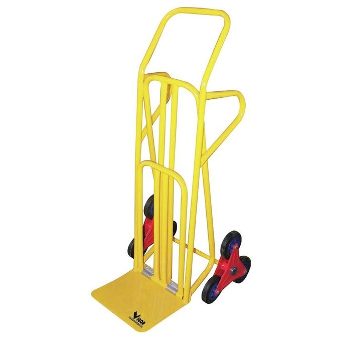 Vigor Carrello Portacasse Trio Tre-Ruote Piene