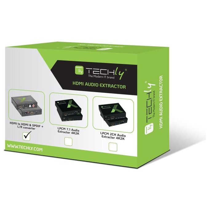 Techly Estrattore Audio Hdmi Spdif+Rca R-L