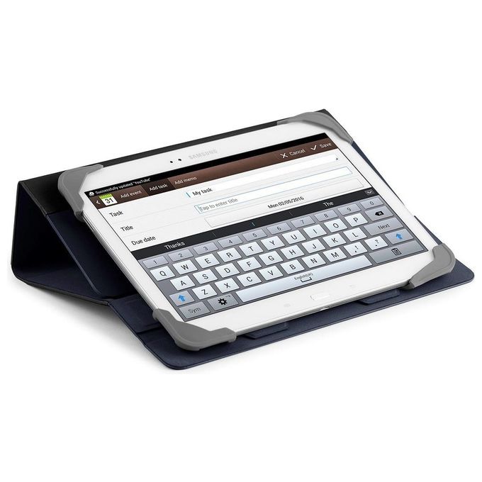 Targus THZ660GL Fit N' Grip Custodia a libro Universale per Tablet 7-8 Pollici Resistente all'Acqua e agli Urti colore Nero
