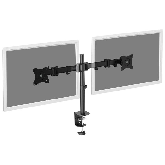 Digitus DA-90349 Supporto Universale per Due Monitor Nero