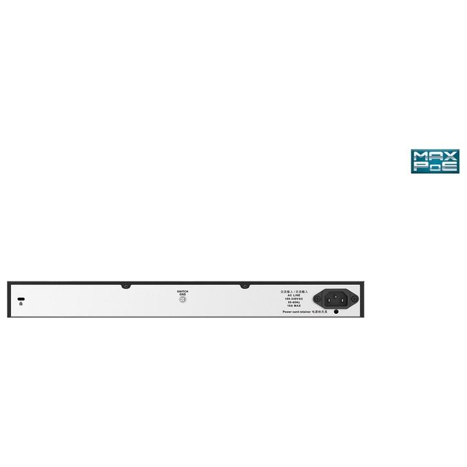 D-Link DGS 1026MP Switch unmanaged 24 x 10-100-1000 (PoE) + 2 x combo Gigabit SFP desktop, montabile su rack PoE