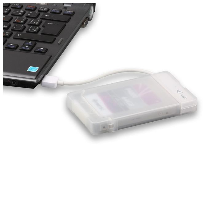 I-tec MYSAFEU314 Contenitore di Unita' di Archiviazione 25'' Enclosure Hdd-Ssd Bianco