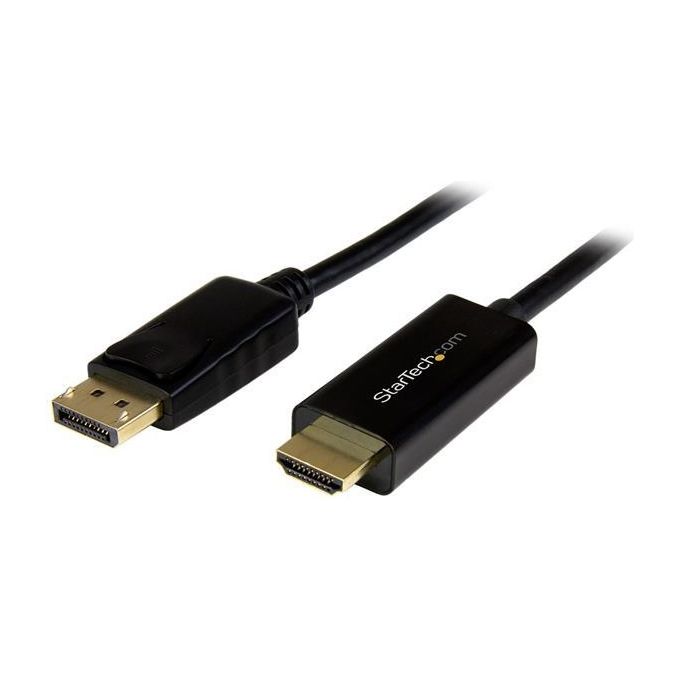 StarTech DP2HDMM3MB Cavo Adattatore DisplayPort a HDMI 3 m 4K 30Hz 3840x2160 Audio 7.1 canali HDCP 1.4 colore Nero