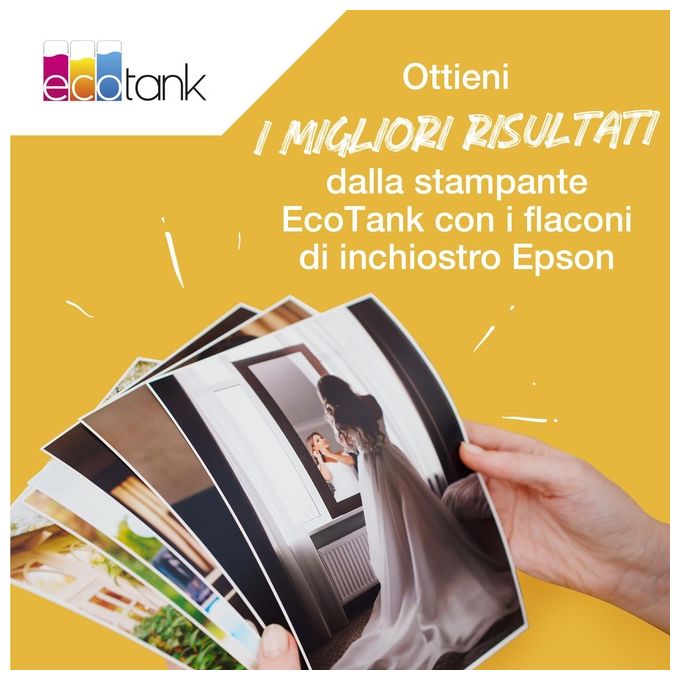 Epson C13t774140 Flacone di Inchiostro da 140ml, Nero, per Ecotank Et-4550