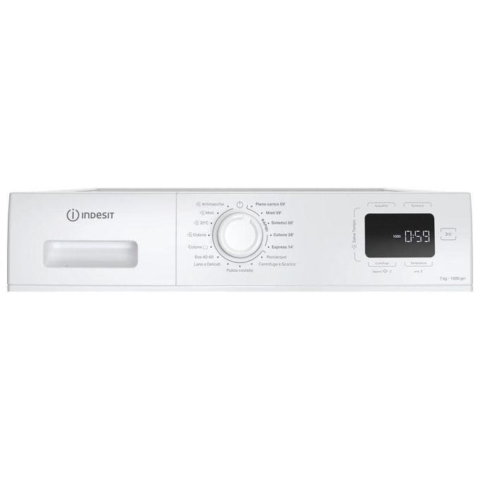Indesit IM 760 My Time It Lavatrice a carica frontale Slim 7Kg 1000 giri Classe A 600x496x845 Bianco