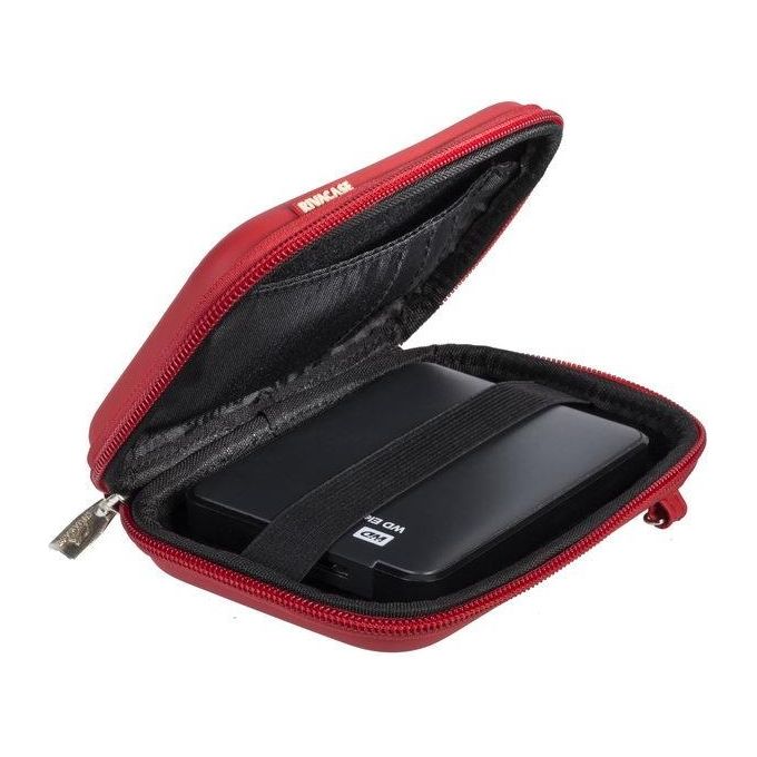 Rivacase Custodia per Hard Disk 2.52 Rosso