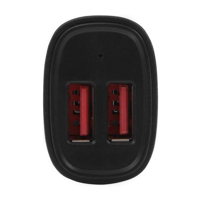 Startech Caricatore da auto con Doppia Porta usb - 24w-48a - nero