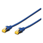 Digitus cavo rete s-ftp cat.6a doppia schermatura lsoh colore blu mt. 0,25