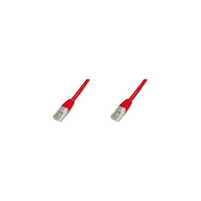 Digitus Cavo Rete Utp Cat. 5E Non Schermato - Lunghezza Mt. 30 - Colore Rosso