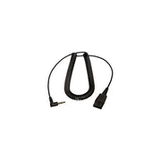 Jabra 8800-01-102 Cavo di Connessione PC QD a 3.5 mm Compatibile con Jabra Biz 1500 2300 2400 II Cavo Spiralato colore Nero
