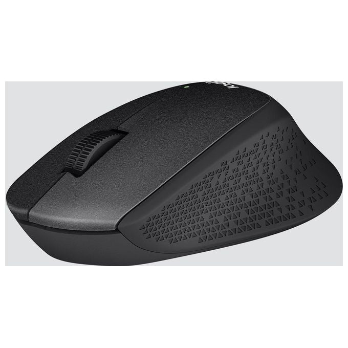 Logitech B330 Silent PLUS Mouse Wireless, 2.4 GHz Con Mini Ricevitore USB, Rilevamento 1000 DPI, ‎‎3 Pulsanti, Batteria Lunga Durata 2 anni, PC-Mac-Laptop, Nero