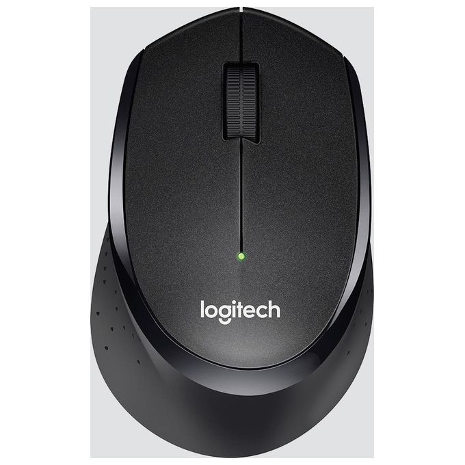Logitech B330 Silent PLUS Mouse Wireless, 2.4 GHz Con Mini Ricevitore USB, Rilevamento 1000 DPI, ‎‎3 Pulsanti, Batteria Lunga Durata 2 anni, PC-Mac-Laptop, Nero