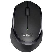 Logitech B330 Silent PLUS Mouse Wireless, 2.4 GHz Con Mini Ricevitore USB, Rilevamento 1000 DPI, ‎‎3 Pulsanti, Batteria Lunga Durata 2 anni, PC-Mac-Laptop, Nero