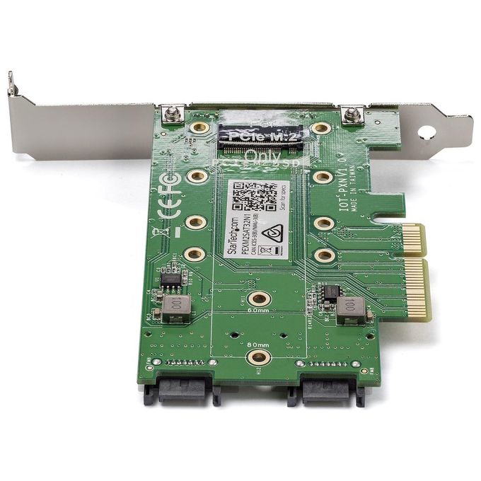 StarTech Adattatore Interfaccia M.2 M.2 Card-Sata 6Gb-s 6 GBps PCIe 3.0