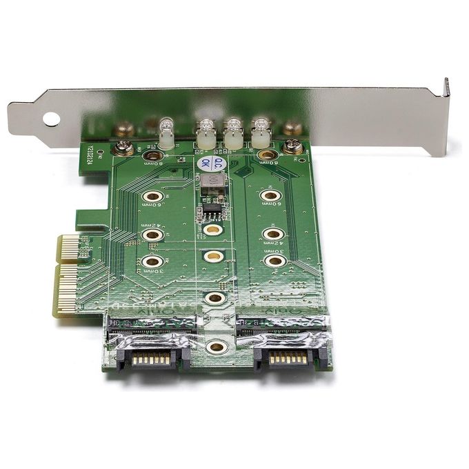 StarTech Adattatore Interfaccia M.2 M.2 Card-Sata 6Gb-s 6 GBps PCIe 3.0