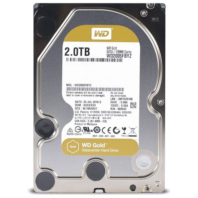WD WD2005FBYZ Sata3 3.5 2000gb(2tb) 7200rpm 128mb Cache