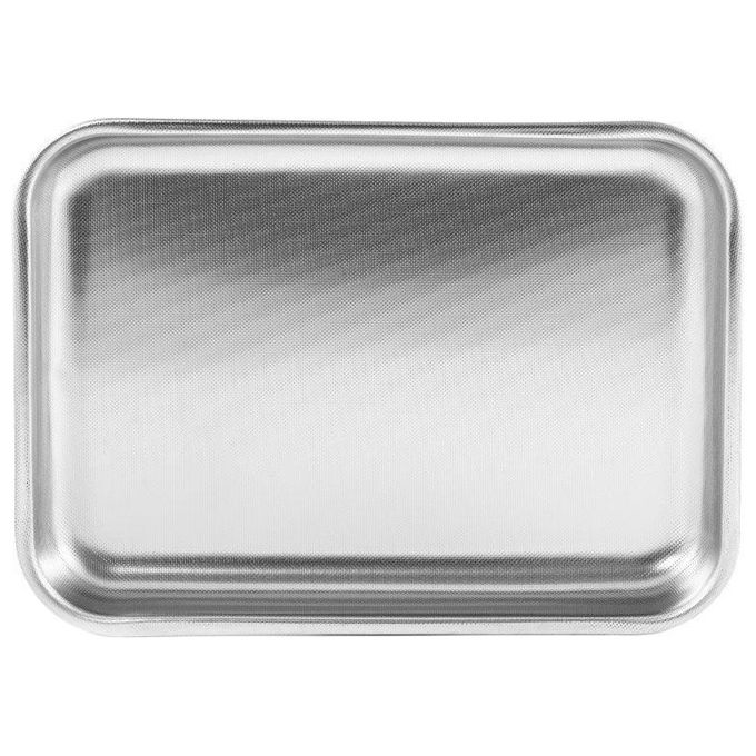 Teglia Bassa Rettangolare in acciaio inox antaiderente 40