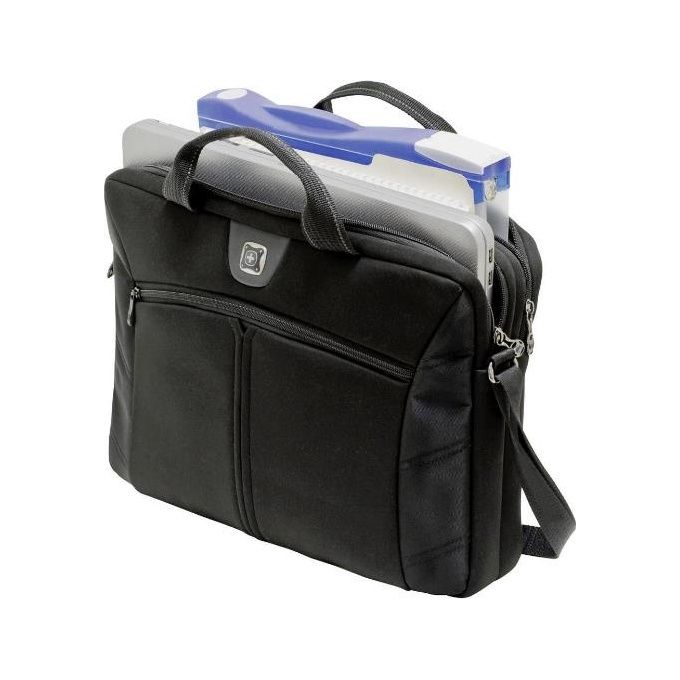 Freecom Wenger Sherpa Valigetta per Notebook con Doppio Scompartimento per Notebook Fino a 16'' Nero