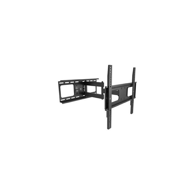 Equip 650315 Supporto per TV a Muro Articolato 32 55 Pollici Fino a 50 Kg VESA 400x400 Inclinazione e Rotazione Regolabile colore Nero