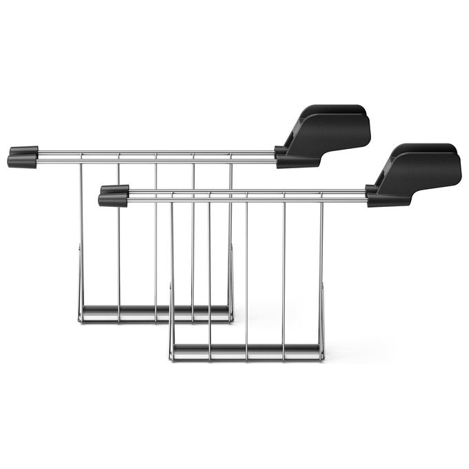 Philips HD2639 Viva Collection Tostapane con Lati in Metallo e Pinza per Sandwich 730W
