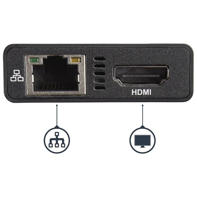 Startech Adattatore USB-C Multiporta per Portatili - Power Delivery - HDMI 4K - USB 3.0