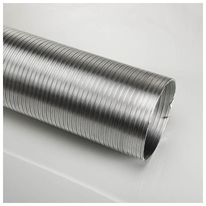 Elica 1052AD Tubo Flessibile Tondo per Cappa Aspirante Diametro 15 cm Lunghezza 300 cm colore Alluminio
