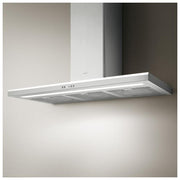 Elica PRF0079550A MOON IX-A-90 Cappa a parete filtrante 90 cm 691 m³-h Classe C 68 dB Controllo elettronico 3 velocita' Filtro antigrasso in alluminio Illuminazione neon 2x21 W Acciaio inox