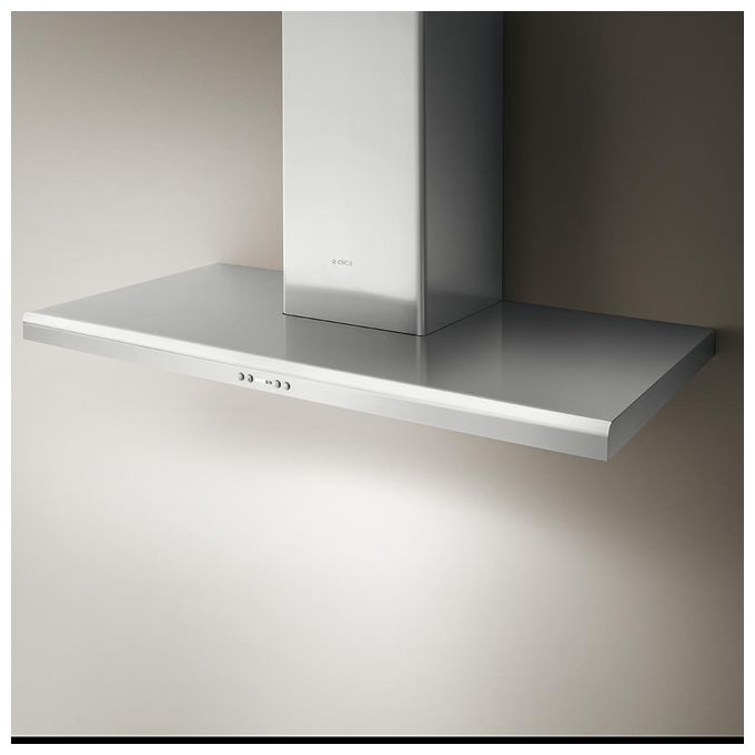 Elica PRF0079550A MOON IX-A-90 Cappa a parete filtrante 90 cm 691 m³-h Classe C 68 dB Controllo elettronico 3 velocita' Filtro antigrasso in alluminio Illuminazione neon 2x21 W Acciaio inox