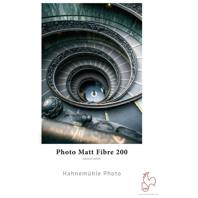 Hahnemuhle Carta Fotografica Matt Fibre A4 Bianco Caldo 200g-m² 25 Fogli