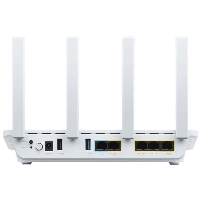 Asus EBR63 ExpertWiFi Router Business Dual-band Wi-Fi 6 AX3000 Gigabit Ethernet VPN 4 porte USB colore Bianco