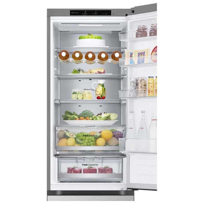 LG GBV7280BMB Frigorifero Combinato 387 L 203 cm Classe B 33 dB Total No Frost Door Cooling colore Acciaio inox