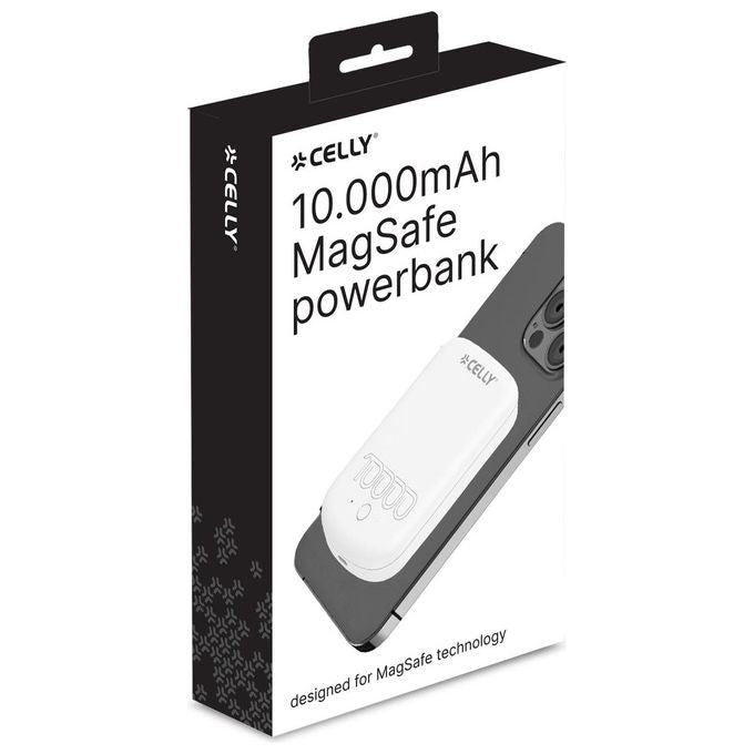 Celly MagSafe PowerBank 10.000 Pro Bianco