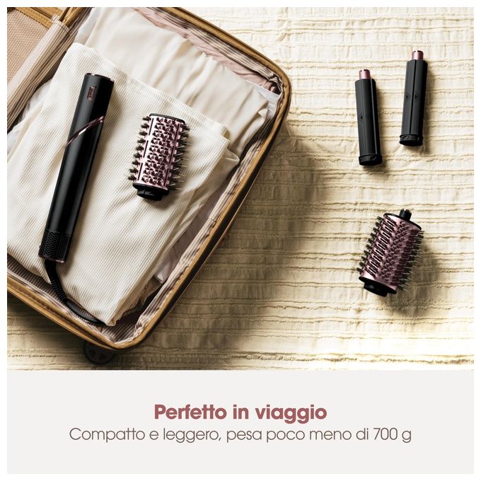 Shark HD424EU FlexStyle Asciugacapelli Styler 3in1 1400W tecnologia Coanda 4 accessori inclusi colore Nero Rose Gold