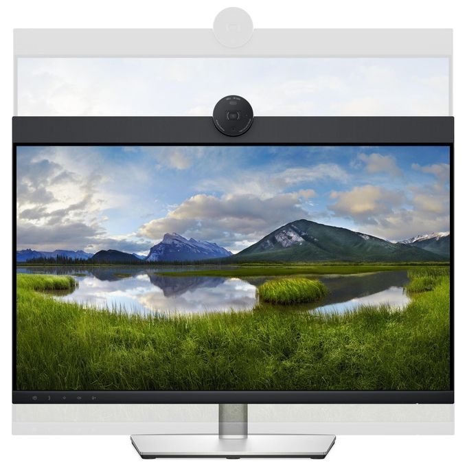 Dell P2424HEB P Series Monitor per Videoconferenza 23,8'' Full HD IPS Webcam QHD 2K Altoparlanti 10W USB-C 90W colore Nero