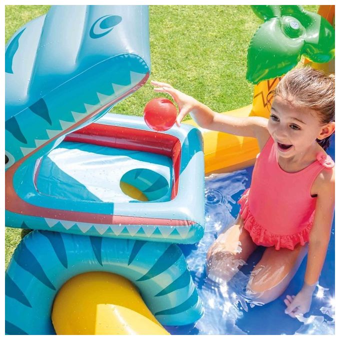 Intex Playground Dinosauri Multicolore 249 x 191 x 109 cm 57444NP